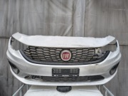 Zderzak przedni Fiat Tipo Srebrny Emblemat Wzmocnienie Grill Osłona dolna