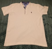 Koszulka polo bez kołnierzyka biała nowa 3XL