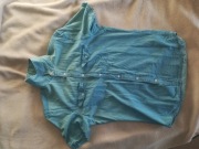 Koszula casualowa niebieska rozpinana denim Reserved Slim Fit M