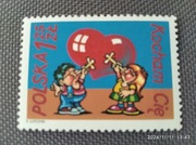 Znaczek Kocham Cię Walentynki 