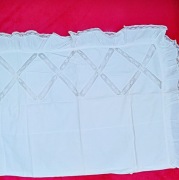 Poszewka vintage bawełna 100% koronka 70 x85 cm