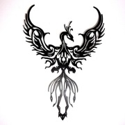 FENIKS | WALLART w kolorze czarnym (PLA) - DRUK3D