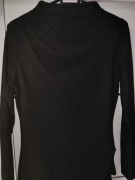 Gallery czarna błyszcząca bluzka XS 34 6 