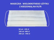 MASECZKA NA TWARZ Z KIESZONKĄ 50 sztuk