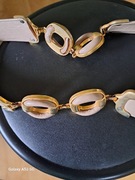 Unikat, skórzany pasek ozdobny