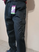 Spodnie męskie bojówki czarne 