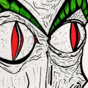 JOKER PLAKAT A4 "hahabrain" rysunek