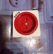 Plakietki do gniazd DATA Hager Polo Optima bez klucza