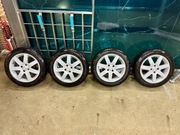 Felgi 16” 4x100 opony zimowe 195/55 R16 – Komplet – Mini/ BMW / Toyota