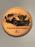 Zabytkowe auta. Miedź 32 mm. Gyges