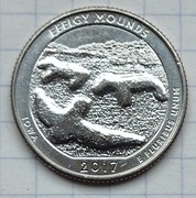 0578 USA 25 centów QUARTER 2017 D  Effigy Mounds