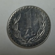 Moneta 1 zł 1989 rok.