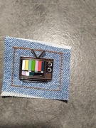 Pin przypinka broszka telewizor przerwa techniczna