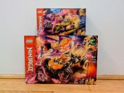 LEGO Ninjago- 71768 + 71769- zestaw 2 złotych pojazdów,  Kraków/wysyłka