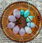 Dekoracje wielkanocne, ręcznie robione 