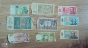 Stare banknoty i monety PRL i CZ