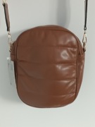 Nowa Listonoszka Uniseks Brązowa Karmelowa Torebka A5