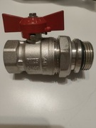 mosiężny zawór kulowy ze śrubunkiem PN25 DN25 46 17