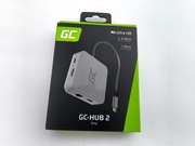 HUB USB-C Green Cell 6w1 (USB 3.0 HDMI Ethernet USB-C) GC-HUB 2  AK61