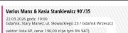 Bilet Varius Manx & Kasia Stankiewicz Stary Maneż Gdańsk 22.03.2026