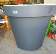 Donica wysoka E&K śr. 80 cm antracytowa Vog