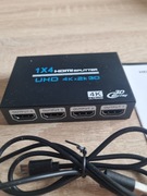 Rozdzielacz HDMI 1x 4 out 4k 2k 30 