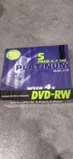 Płyta DVD-RW  4,7 GB x 5 szt + case slim