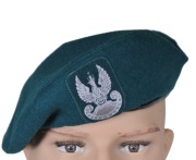 BERET wzór 418/MON zielony HAFT r.58 NOWY
