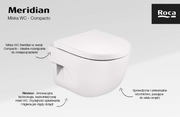 Miska WC podwieszana Roca Meridian Compacto za pół ceny