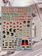 Kalkomania Su-33 Su-27/UB/K skala 1/72 (Begemot 72-028)