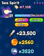 Shiny Sea Spirit | Pet Catchers