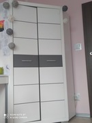 Szafa narożna biała