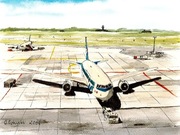 Inkografia Okęcie Samolot PREZENT