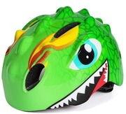 Victgoal kask rowerowy dla dzieci dinozaur 3d r. S 50-54 cm zielony