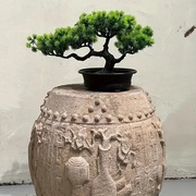 Sztuczne duże drzewko bonzai z czterema koronami