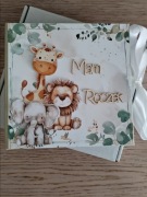 Album harmonijkowy scrapbooking ręcznie robiony urodzinowy 