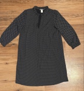 H&M sukienka prosta w kropki rozmiar 38