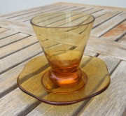 Filiżanka do kawy, herbaty z podstawkiem PRL