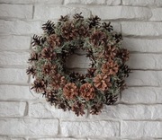Wianek jesienny.Średnica 34cm
