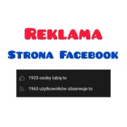 Reklama Strona Facebook
