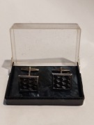 spinki do koszuli srebro 3 PRL Nev look