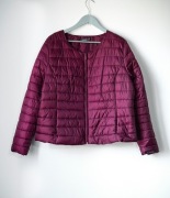 Kurtka damska pikowana bordo XXL lekka przejściowa In Extenso