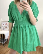 Sukienka len bawełna plus size Zara spring summer dobry skład premium