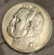 10 zł Józef Piłsudski z 1936r-Piękny Dziadek końcówka mojej kolekcji patyna
