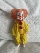 Ładna stara figurka laleczka Vintage Klaun okres PRL