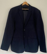 Top Secret slim fit granatowa męska marynarka 52 w b. dobrym - stanie fajna