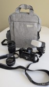 Zestaw foto Olympus OM-D E-M10III + 14-42 i 40-150 + Quadralite Stroboss 36