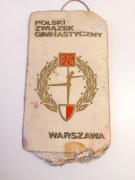 Proporczyk PZG Polski Związek Gimnastyczny Warszawa Polska Flaga Orzeł