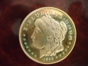 KOPIA Złotej monety 5 dolarów 1896 r. - USA - Liberty Head - Filadelfia.