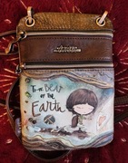 Anekke Brązowa Damska Torebka Na Telefon (Nowa)